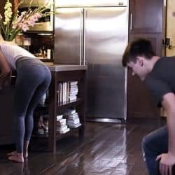 Stepmom Mona Wales seduces stepson with her ass and he fucked her anal